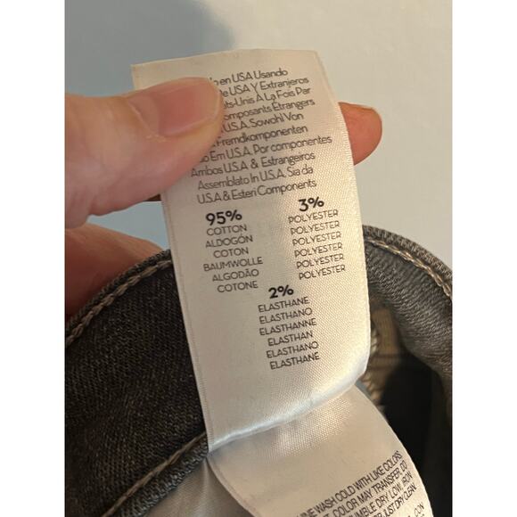 Mother The Tomcat Ankle Straight Jeans Beam Me Up Gray 29 - Picture 11 of 11